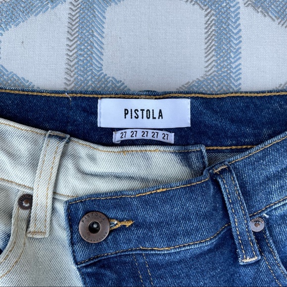 Pistola Two-Tone Asymmetric Jeans - Picture 7 of 12